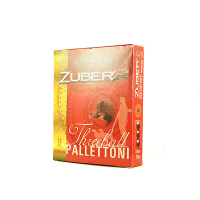Патрон ZUBER 12к THREEBALL 29гр