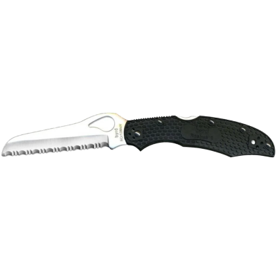 Ніж складний Spyderco Byrd Large Rescue 2 BY17SBK2 серейтор