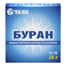 Патрон 12к Буран 36г №6 (Б/К) 25шт/уп