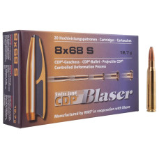 Патрон Blaser кал. 8х68 S куля CDP маса 12,7 г/ 196 гран 20 шт