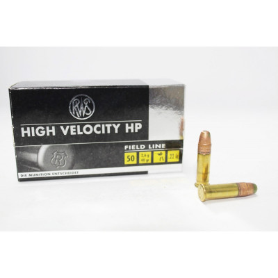 Патрон RWS High Velocity 22 LR куля LRN 40гр 2,6г 385 м/с 50шт/уп