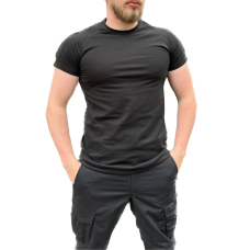 Футболка Safari MIL-LE CoolPass Чорна 3XL
