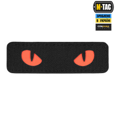 Нашивка M-Tac Cat Cat Eyes Laser Cut Black/Red/GID