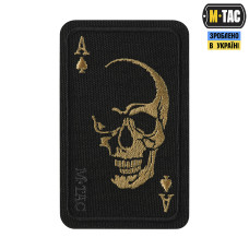 Нашивка M-Tac Face of war (вишивка) Black/Orange