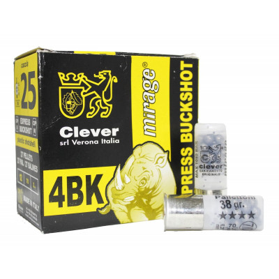 Патрон MIRAGE 12к T4 Express 12/70 B. 38gr-Pb.7/0-27-p