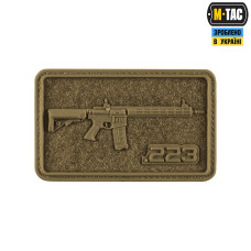 Нашивка M-Tac AR-15 Velcro/PVC Coyote