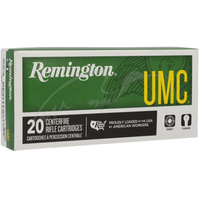 Патрон нарізний Remington кал .223 Rem куля FMJ маса 55 гр (3.6 г)