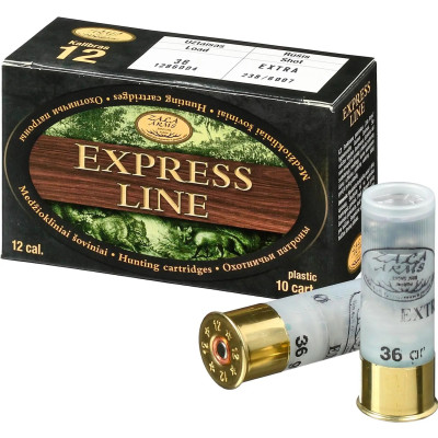 Патрон Zala Arms 12к Extra 12/70 36г 6,2мм картеч (К) 10шт/уп