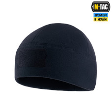 Шапка M-Tac Watch Cap Elite фліс (320г/м2) з липучкою Dark Navy Blue L