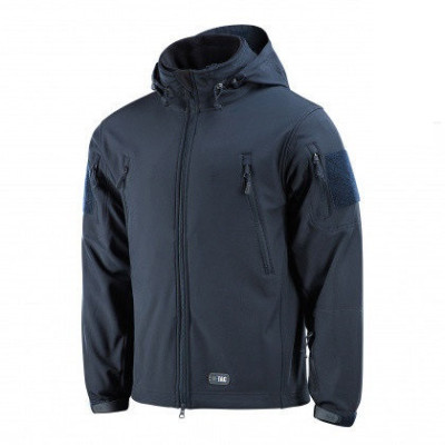 Куртка M-TAC SOFT SHELL DARK NAVY BLUE с подстежкой