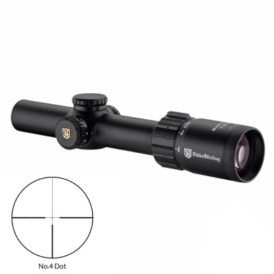 Приціл оптичний Nikko Stirling Boar Eater 1-6х24 із підсвіткою сітка - 4 Dot