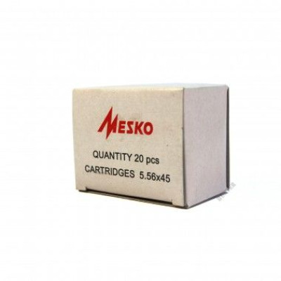 Патрон нарізний Mesko 223Rem FMJ 55gr/3,56г (20шт)