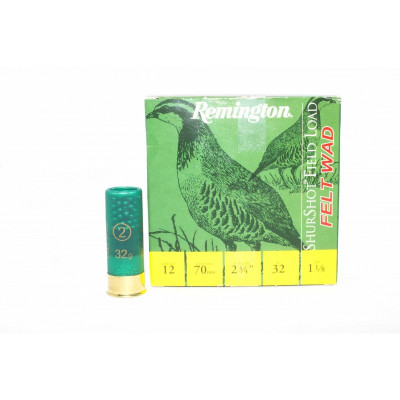 Патрон Remington 12к FIELD LOAD FM 12/70 №0 (3,9мм.) 32гр. б/к