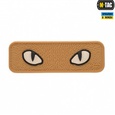 Нашивка M-Tac Cat Eyes 3D PVC Coyote