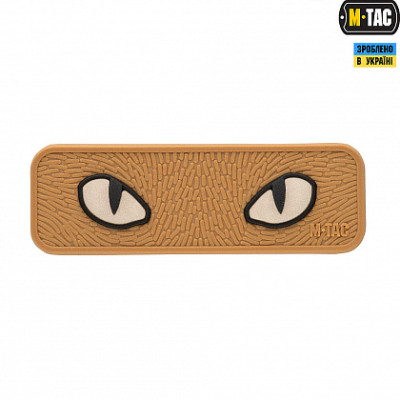 Нашивка M-Tac Cat Eyes 3D PVC Coyote