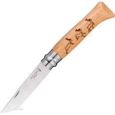 Ніж Opinel №8 VRI Inox Animalia "Олень"