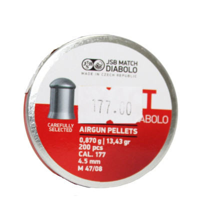 Кулі пневматичні JSB Diablo 4.52mm 0.870gr (200 шт)