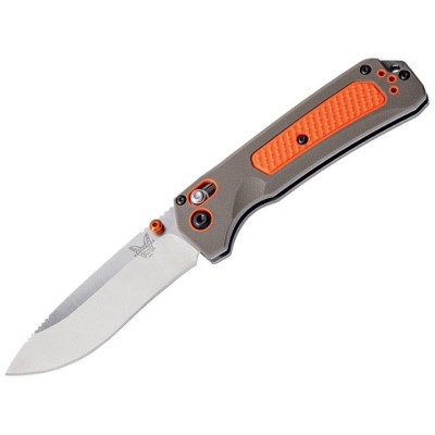 Ніж складний Benchmade "Grizzly Ridge" помаранч./сірий 15061