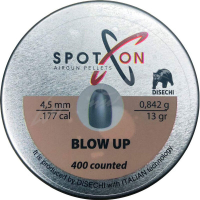 Кулі пневматичні Spoton Bullet 200 шт. кал. 4,5мм, Вага 0,9 г.