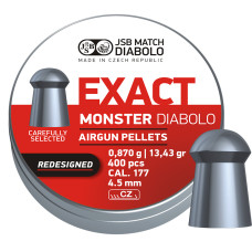 Кулі пневматичні JSB Monster Redesigned. Кал. 4.52 мм. Вага - 0.87 г. 400 шт/уп