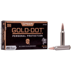 Патрон Speer Gold Dot Rifle Personal Protection 223 Rem куля GDSP 55гр 3,56г 981 м/с 20шт/уп