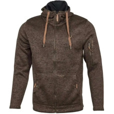 Куртка Orbis Textil Herrenjacke Strick-Fleece 3XL. Темно коричневий