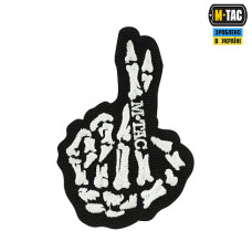 Нашивка M-Tac Crossed Fingers (вишивка) Black