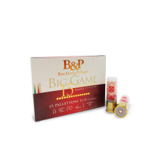 Патрон B&P 12к BIG GAME PALLETTONI BUCKSHOT (15P) 20/70 56г №11/0 картеч (Б/К) 10шт/уп