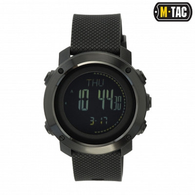 Годинник M-Tac тактичний мультифункціональний Black