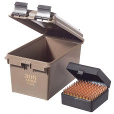 Кейс МТМ на 400 набоїв 308 Win 30-06 з органайзером (темно коричневий)