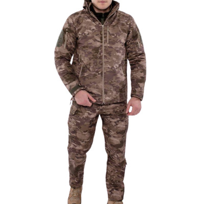 Костюм 869 Softshell на щільній флісовій підкладці Мультикам XL