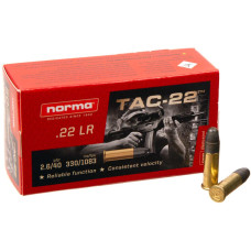 Патрон Norma Tac-22 22 LR куля LRN 40гр 2,59 330 м/с 50шт/уп
