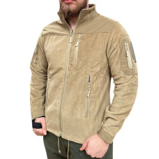 Кофта флісова BIKATEX із вставками SoftShell Пісок, L