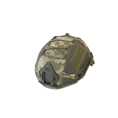 Кавер Military Vinn на шолом без вух Піксель + 3D сітка L