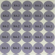 Наклейки на патрони "К6.2"