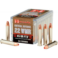 Патрон Hornady Critical Defense 22WMR куля FTX 45гр 2,9г 518 м/с 50шт/уп