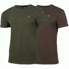 Футболка Hallyard Jones 2XL 2шт Зелений/Коричневий