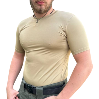 Футболка 869 MICROFIBER Беж L