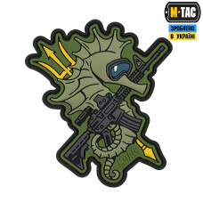 Нашивка M-Tac Морський коник (PVC) олива