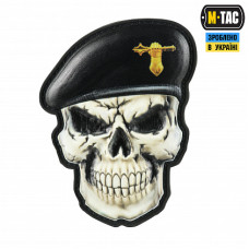 Нашивка M-Tac Череп у береті (Танкові війська)