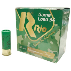 Патрон RIO 12к Game Load-34 FW 12/70 34г №0 дріб (К) 25шт/уп