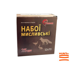 Патрон 12к Гавілан 36г №2/0 дріб (К) 25шт/уп