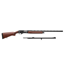 Напівавтоматична рушниця HUGLU RENOVA BLACK Wood Combo 12/76 + 61 см