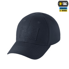 Бейсболка M-Tac тактична Elite Flex ріп-стоп Dark Navy Blue S/M