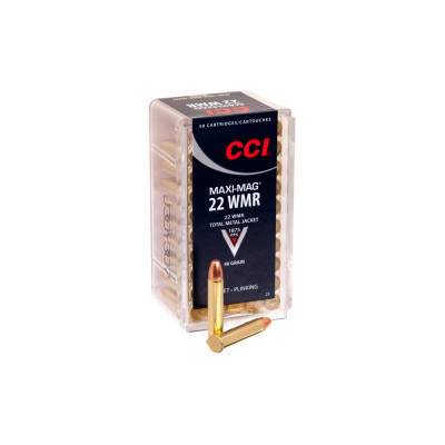 Патрон CCI Maxi-Mag 22WMR куля TMJ 40гр 2,6г 572 м/с 50шт/уп