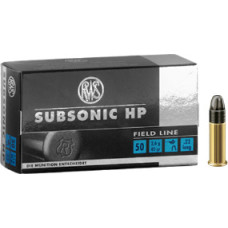 Патрон RWS Subsonic HP 22 LR куля LHP 40гр 2,6г 315 м/с 50шт/уп