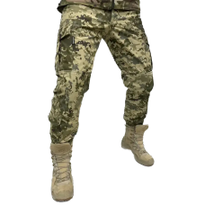 Штани тактичні Single Sword SoftShell на флісі піксель L
