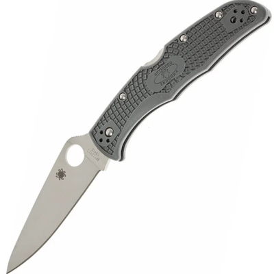Ніж складний Spyderco Endura4 Flat Ground. Колір: сірий