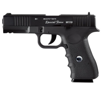 Пістолет пневматичний Borner W119 (BLOWBACK) метал к.4,5мм 115м/с