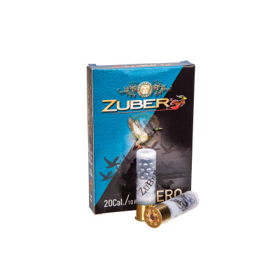 Патрон ZUBER 20к Zero 16/70 24г №3/0 дріб (Б/К) 10шт/уп